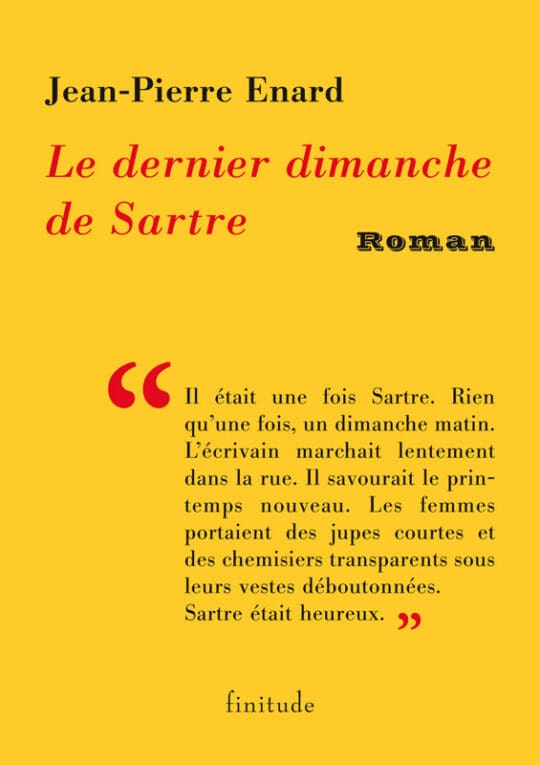 Le-Dernier-dimanche-de-Sartre-Jean-Pierre-Enard