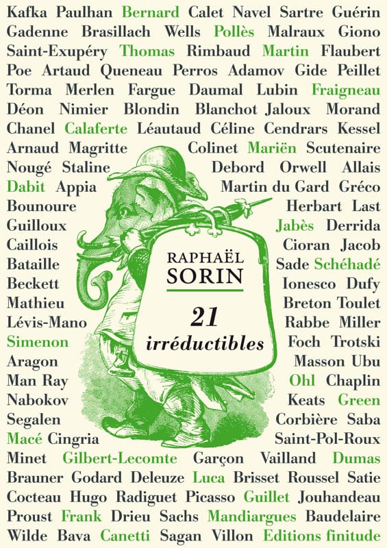 Raphaël SORIN - 21 irreductibles